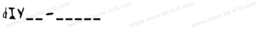 DIY字库字体转换