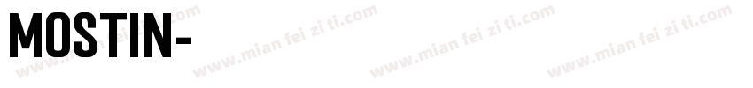 mostin字体转换