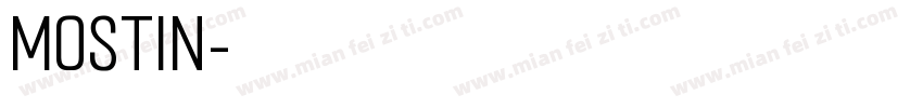 mostin字体转换