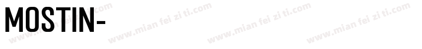 mostin字体转换