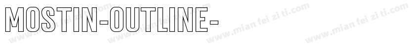 Mostin-Outline字体转换