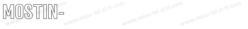 mostin字体转换