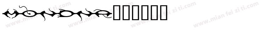 mondna字体转换