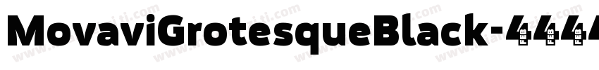 MovaviGrotesqueBlack字体转换