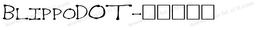BlippoDOT字体转换