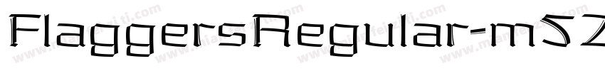 FlaggersRegular-m52j字体转换