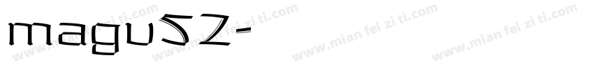 magv52字体转换