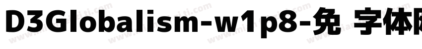 D3Globalism-w1p8字体转换