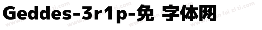 Geddes-3r1p字体转换