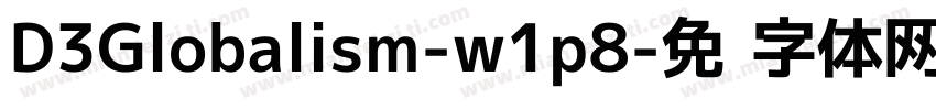 D3Globalism-w1p8字体转换