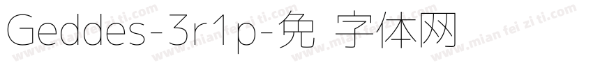 Geddes-3r1p字体转换