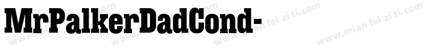 MrPalkerDadCond字体转换