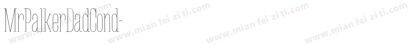 MrPalkerDadCond字体转换