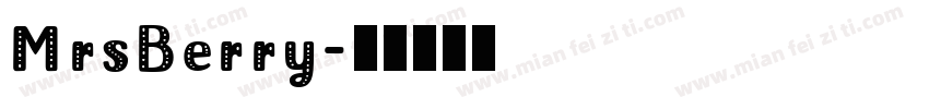 MrsBerry字体转换