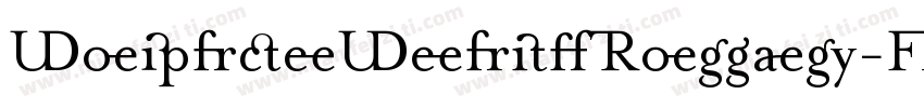 SourceSerifRoman-Lig字体转换