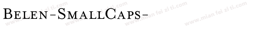 Belen-SmallCaps字体转换
