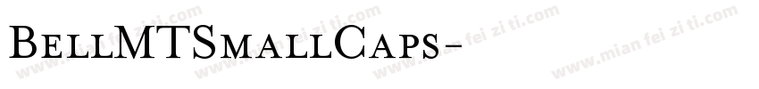 BellMTSmallCaps字体转换