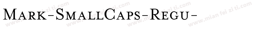 Mark-SmallCaps-Regu字体转换