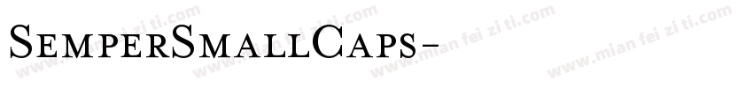 SemperSmallCaps字体转换