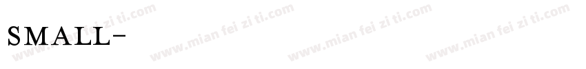 small字体转换