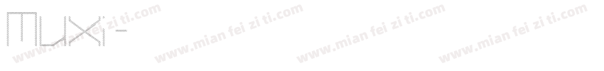 Muxi沐汐字体转换