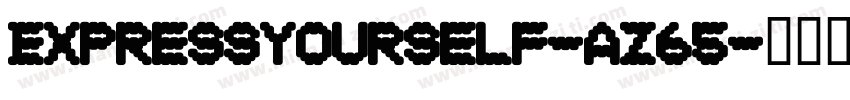 ExpressYourself-aZ65字体转换