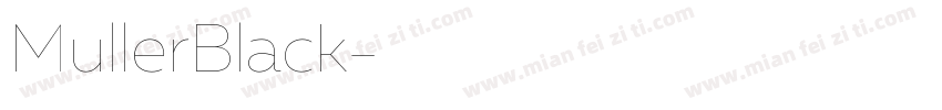 MullerBlack字体转换