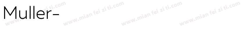 Muller字体转换