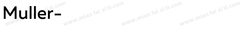 Muller字体转换