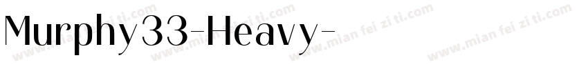 Murphy33-Heavy字体转换