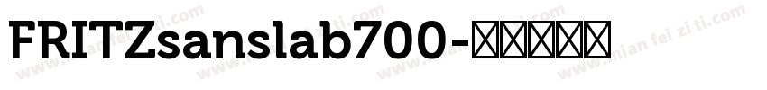FRITZsanslab700字体转换