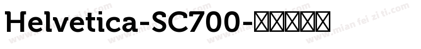 Helvetica-SC700字体转换