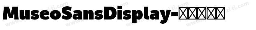 MuseoSansDisplay字体转换