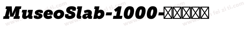 MuseoSlab-1000字体转换
