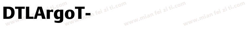 DTLArgoT字体转换