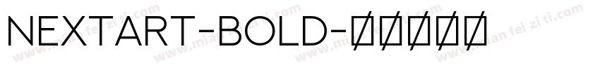 NEXTART-Bold字体转换