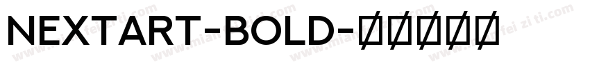 NEXTART-Bold字体转换