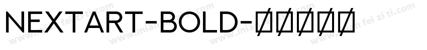 NEXTART-Bold字体转换