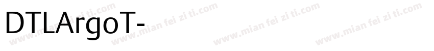 DTLArgoT字体转换