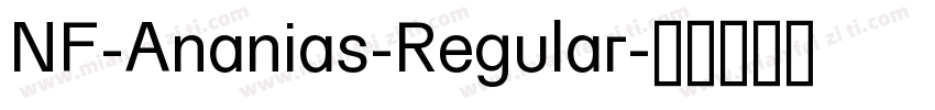 NF-Ananias-Regular字体转换