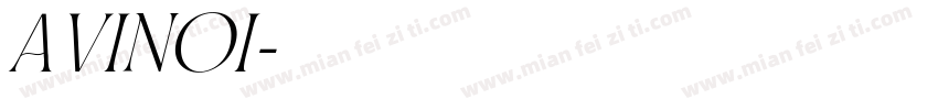 AVINOI字体转换