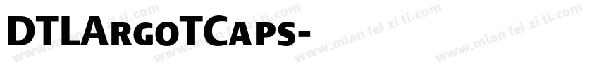 DTLArgoTCaps字体转换