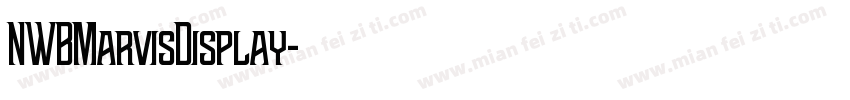 NWBMarvisDisplay字体转换