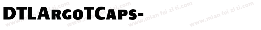DTLArgoTCaps字体转换