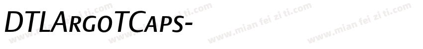 DTLArgoTCaps字体转换