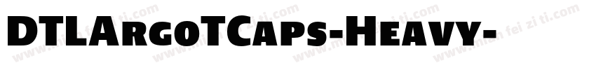 DTLArgoTCaps-Heavy字体转换