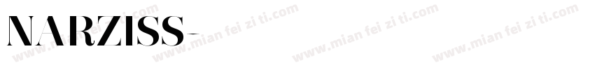 NARZISS字体转换