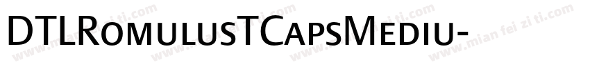 DTLRomulusTCapsMediu字体转换
