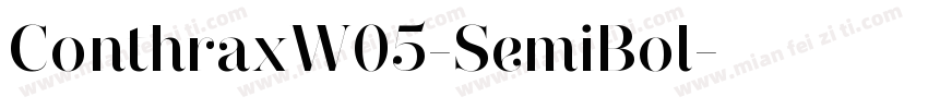 ConthraxW05-SemiBol字体转换