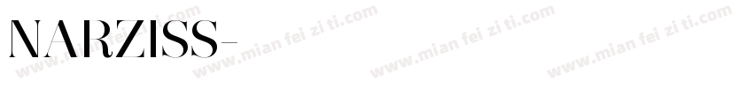 NARZISS字体转换